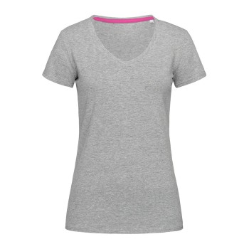 T-SHIRT CLAIRE COLLO V 95%C5%E