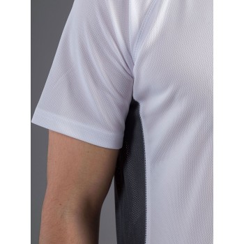 T-shirt m/corte 100% pol. fasc