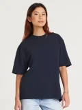 T-shirt oversize in cotone riciclato