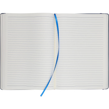 Taccuino formato +/- A4 certificato FSC® in PU riciclato Azure