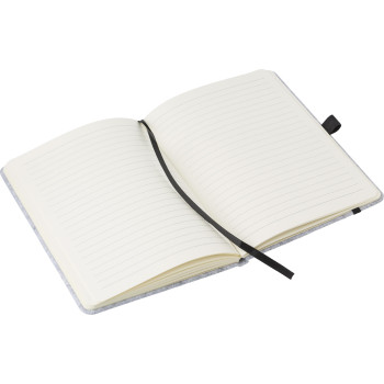 Taccuino formato +/- A5 in feltro rPET Harper