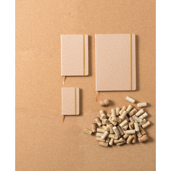 Taccuino formato +/- A5, sughero design in PU Violet