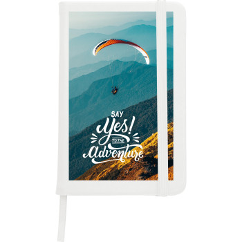 Taccuino formato +/- A6 a righe in PU Dita