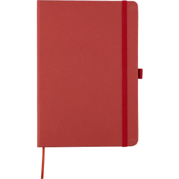 Taccuino in cartone e rifiuti organici riciclati formato +/- A5 Gertrud