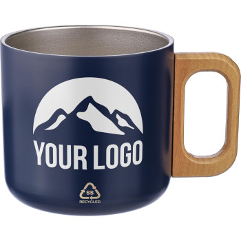 Tazza a doppia parete in acciaio inox riciclato 400 ml Dwight