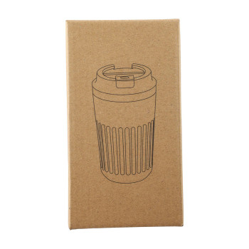 Tazza da viaggio in acciaio inossidabile riciclato Chiara 400 ml