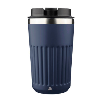 Tazza da viaggio in acciaio inossidabile riciclato Chiara 400 ml