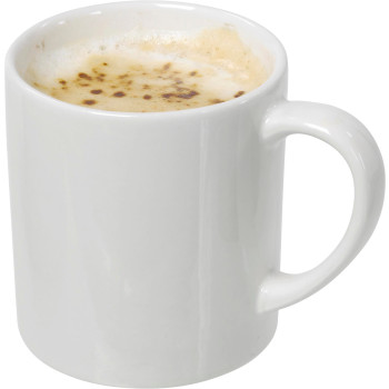 Tazza in ceramica bianca, capacità 170 ml, Rachelle