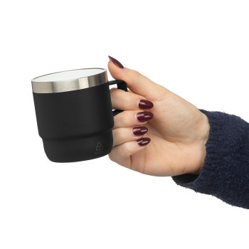 Tazza termica a doppia parete in acciaio inox riciclato 180 ml Lilia