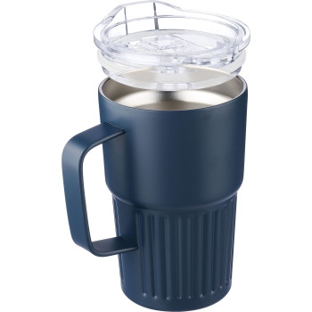 Tazza termica da viaggio in acciaio inox riciclato doppia parete 450 ml Calo