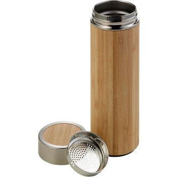 Thermos in e bamboo a doppia parete, capacità 420 ml Yara