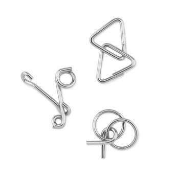 THREENATS - Set rompicapo in metallo