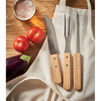 TOOLDERA - Attrezzi da barbecue in acciaio