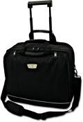Trolley case WRC in nylon 640D con tracolla e vano imbottito per portatile