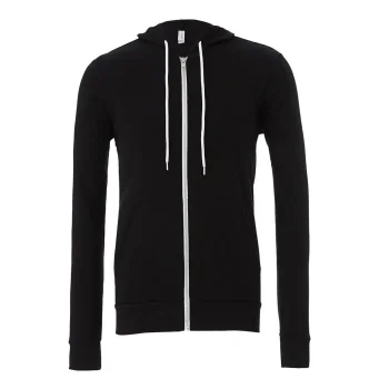 Unisex Sponge Fleece Full-Zip Hoodie
