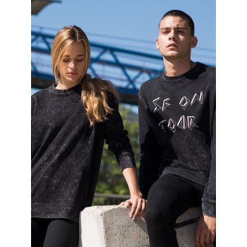 Unisex Washed Tour Sweat 100%C