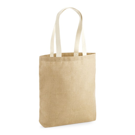 UNLAM.JUTE TOTE 100%UNL.JUTE