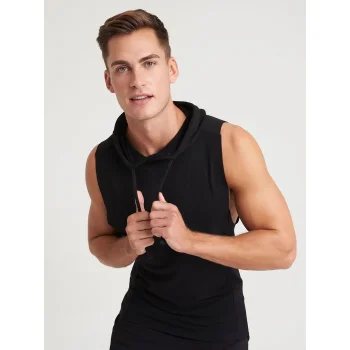 Urban Sleeveless Muscle Hoodie