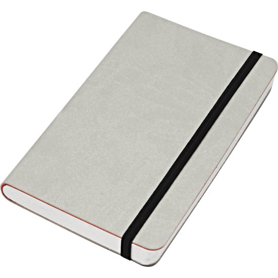 VERTICAL blocco 224 pg. con rigaggio, in vivella bicolore, con elastico verticale. Astuccio di confezione.