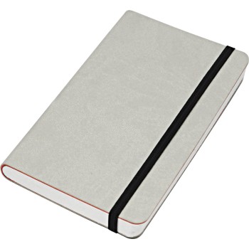 VERTICAL blocco 224 pg. quadrettato con  elastico verticale, in vivella bicolore. Astuccio di confezione.