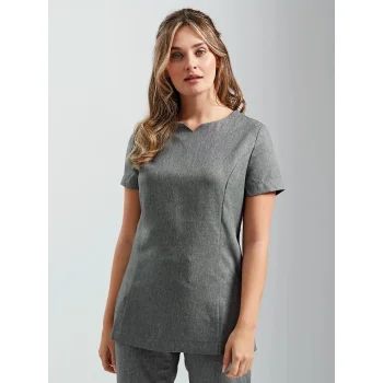 Viola Linen Look Cut Neck Beauty Tunic