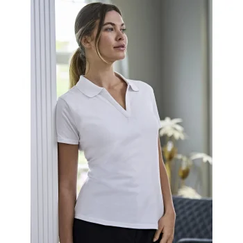 Women Luxury Stretch V Polo