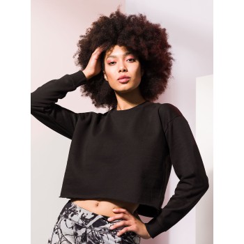 Women's Cropped Sweat 80%C20%P