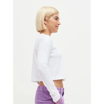 Women's Long Sleeved Cropped T