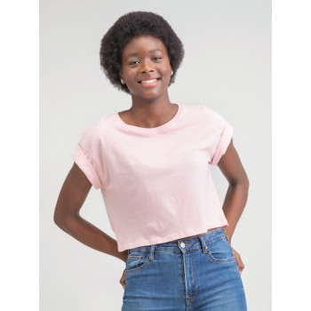 WOMEN'S ORGANIC CROP TOP 100%C