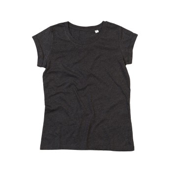 Women's Roll Sleeve T 100%C