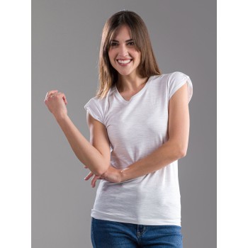 Women's Slub T-shirt 100%C