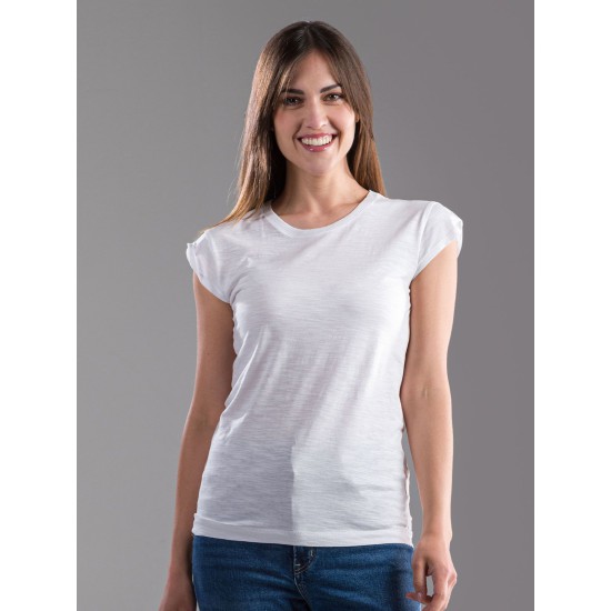 Women's Slub T-shirt 100%C