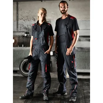 Workwear Pants with Bib - Color