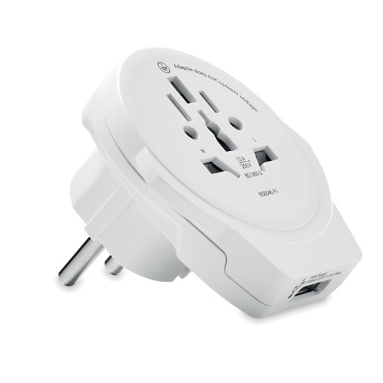 WORLD TO EUROPE - Adattatore Skross USB