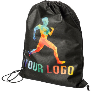 Zaino a sacca, chiusura a coulisse in TNT 80gr/m² Nico