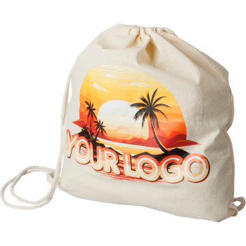 Zaino a sacca in cotone Dominique