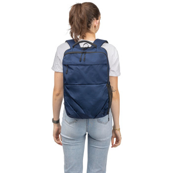 Zaino Ocean Bound portacomputer da 15 pollici in poliestere 300 D rPET Tova