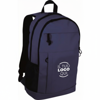 Zaino porta pc in PU SOFT con schienale imbottito e tasche laterali
