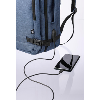 Zaino portacomputer in poliestere rPET 300 D Malcolm