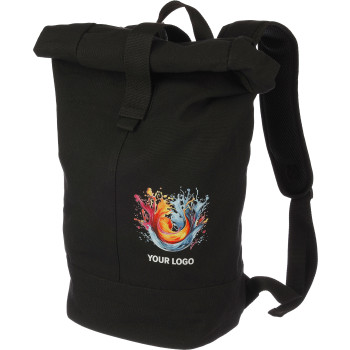 Zaino roll-top in poliestere Micah