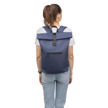 Zaino roll-top in PU riciclato Naiya