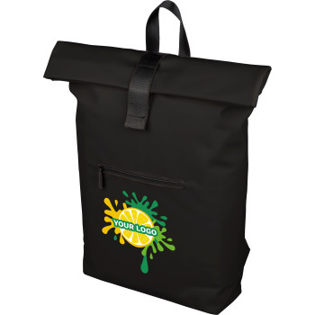 Zaino roll-top in PU riciclato Naiya