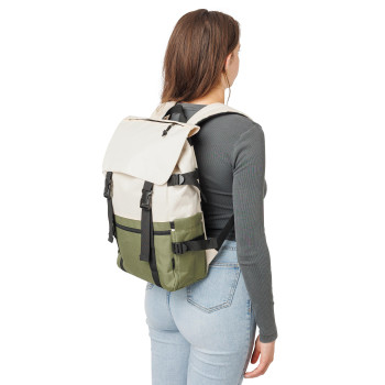 Zaino Vayo bicolore | Riciclato | Portatile 15" | 11 l