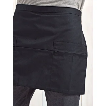Zip Pocket Waist Apron