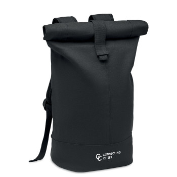 ZURICH ROLL - Zaino in tela lavata Rolltop