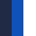 french navy/sapphire blu/white