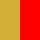 gold-yellow/red